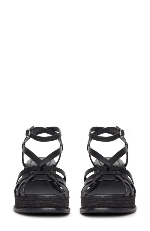 PAIGE PAIGE JILL ESPADRILLE ANKLE STRAP PLATFORM WEDGE SANDAL