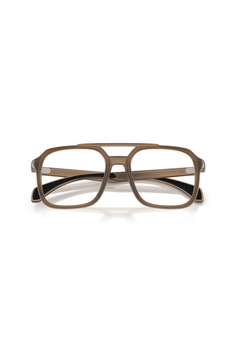 54mm Square optical glasses, Alternate, color, Brown