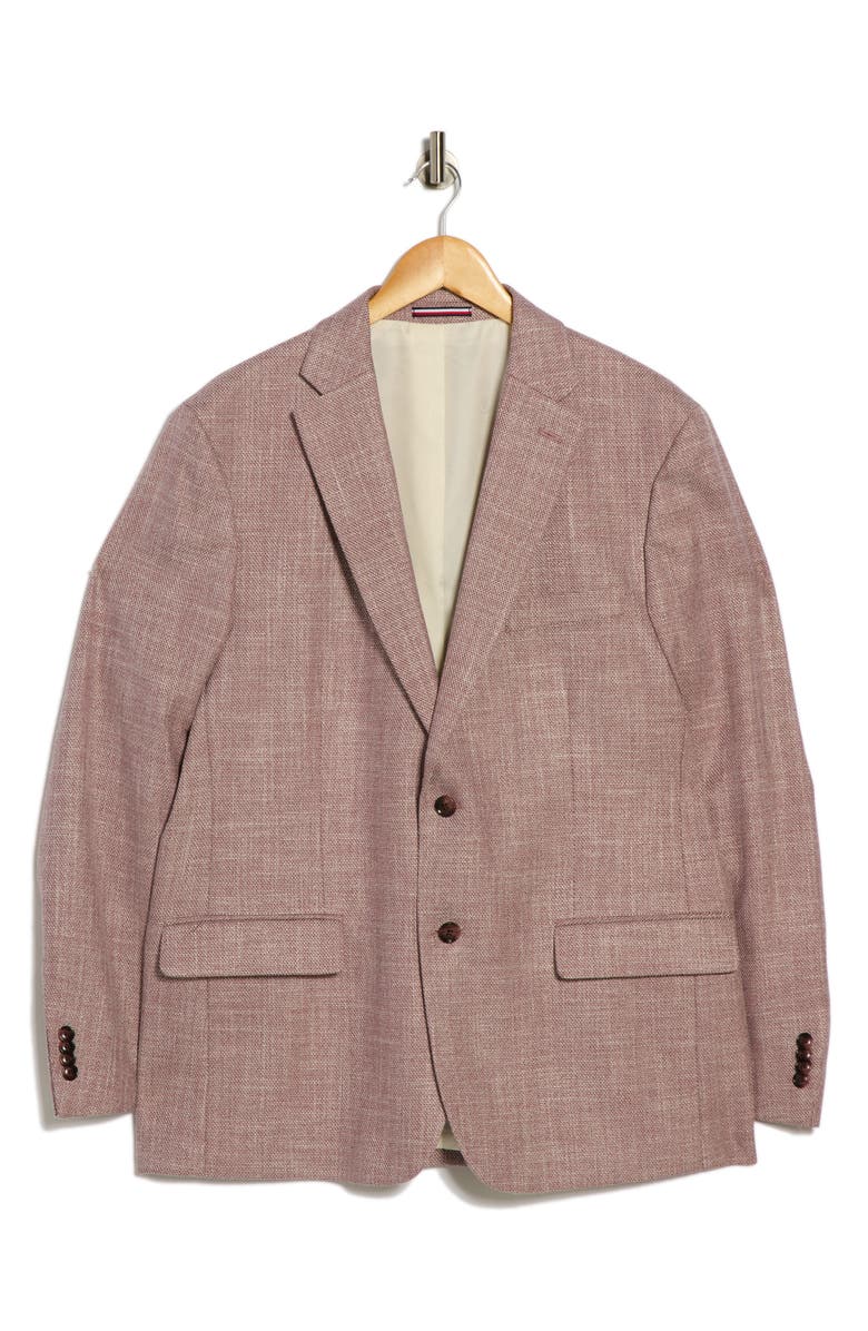 Tommy Hilfiger Notch Lapel Blazer, Alternate, color, Pink