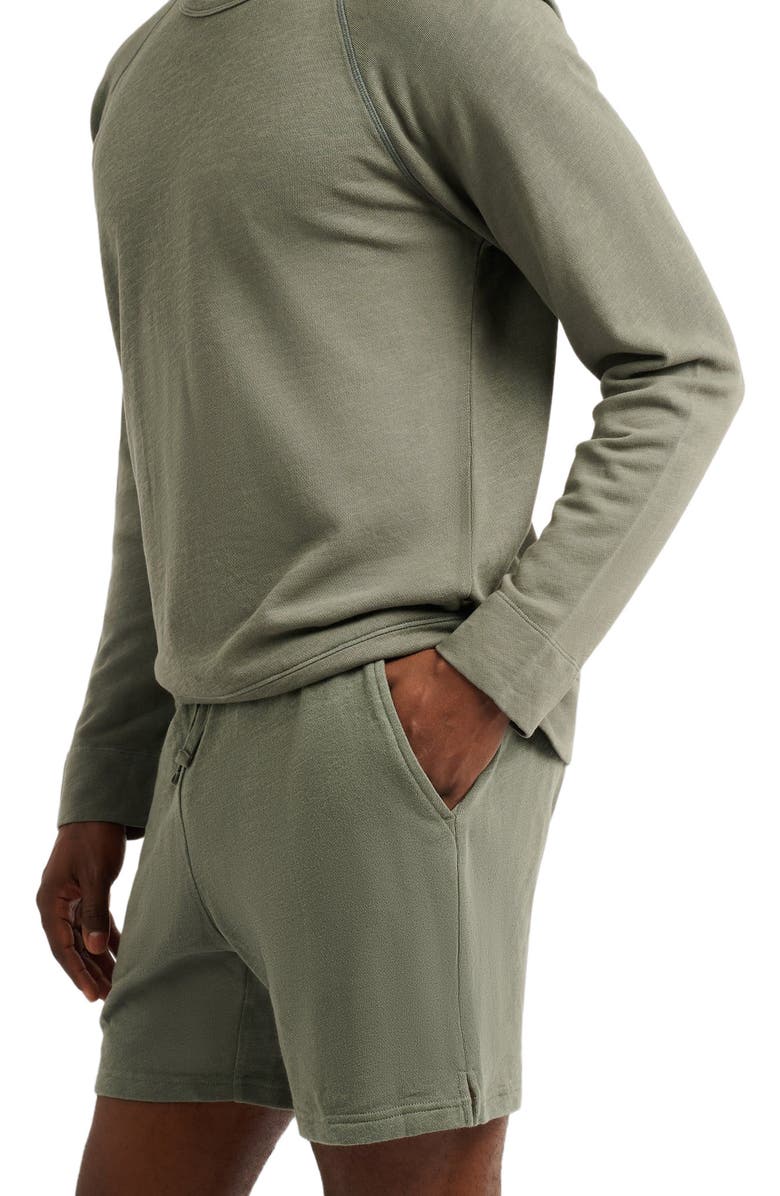 Onia Slub Terry Short 6", Alternate, color, Agave