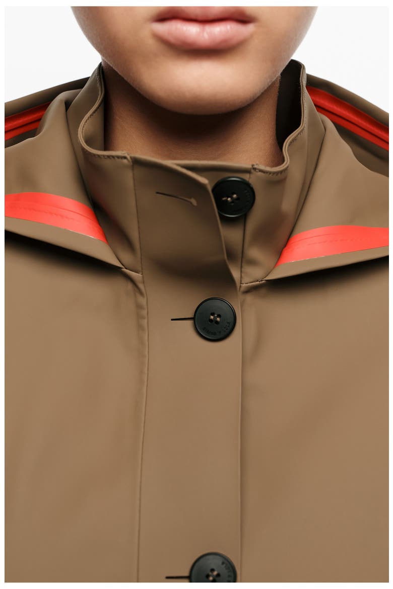 Technical A-line Trench, Alternate, color, DARK CAMEL