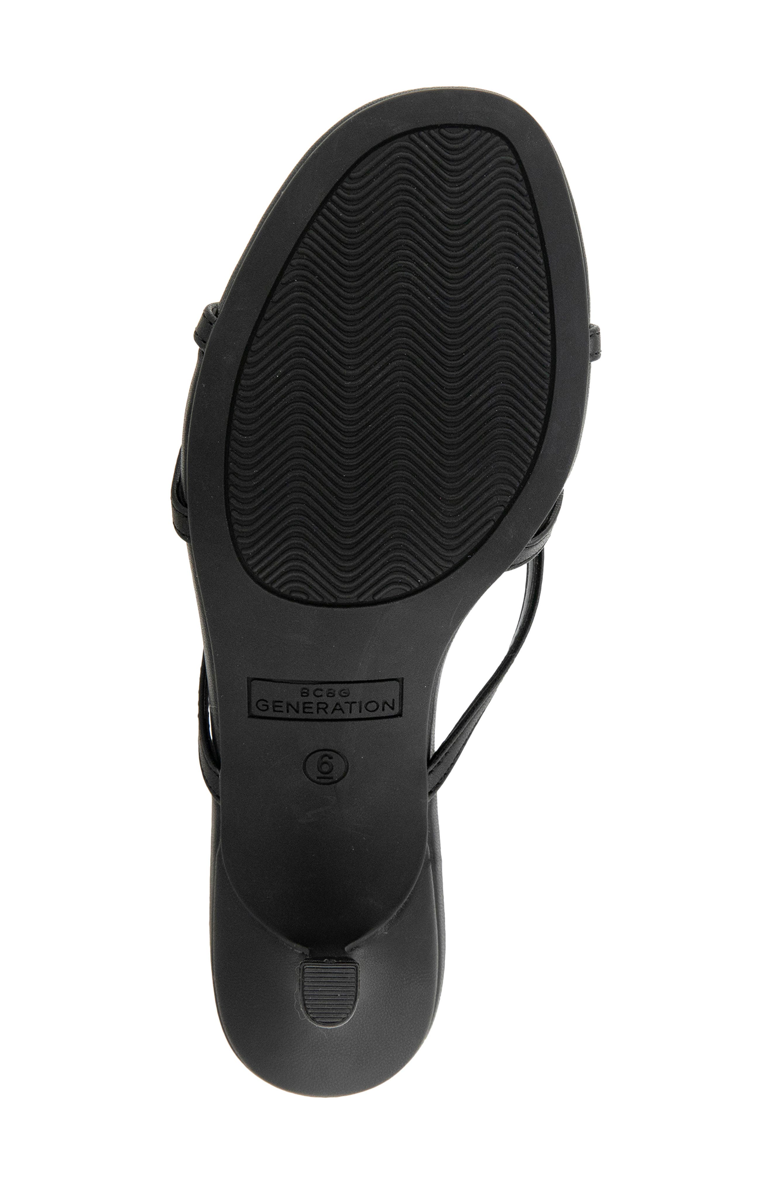 BCBGeneration Atlase Kitten Heel Flip Flop, Alternate, color, Black