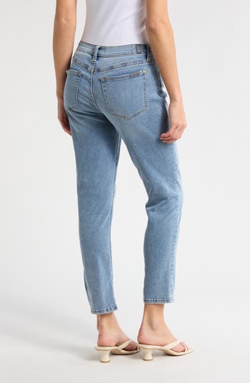 High Waist Slim Kick Jeans