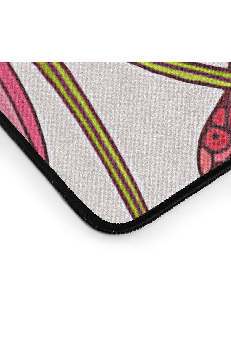 Deny Designs Cherries & Bow Print Desk Mat, Alternate, color, Red