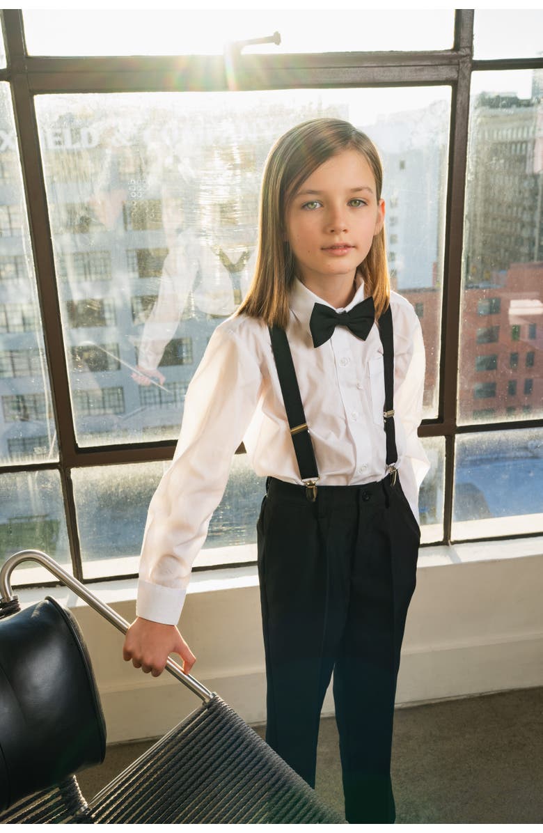 Peanut Butter Collection Kids' Barn Wedding 4-Piece Set, Alternate, color, Black