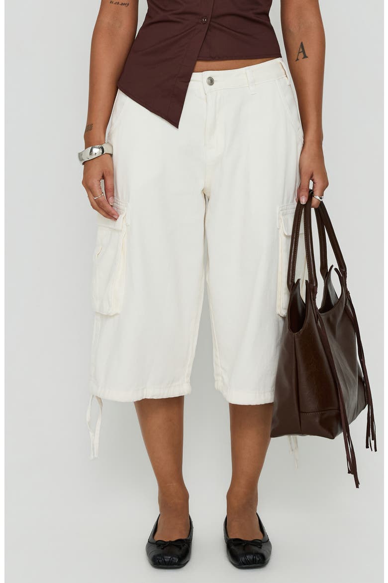 Hudsen Longline Cargo Shorts, Main, color, CREAM