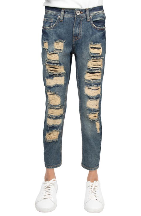 Kids' Rip & Repair Denim Jeans (Big Kid)