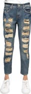 XRAY Kids' Rip & Repair Denim Jeans