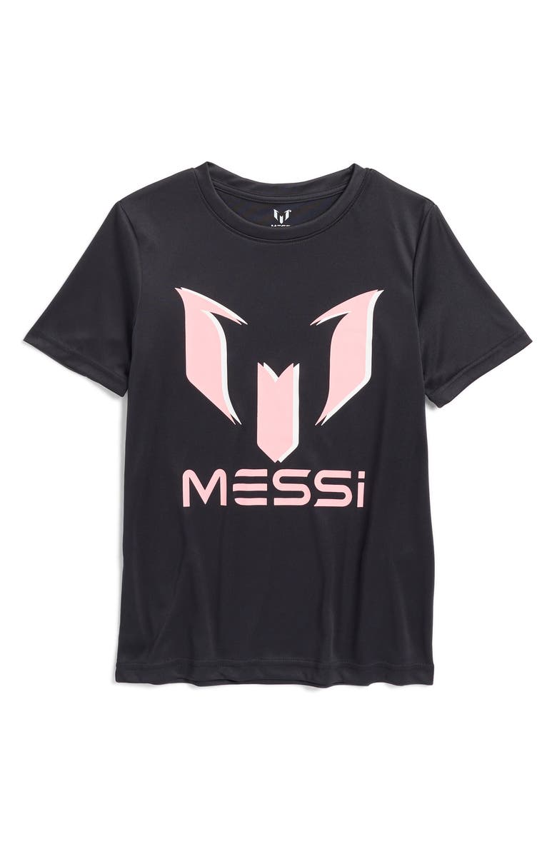 Messi Kids' Logo Short Sleeve T-Shirt, Main, color, 