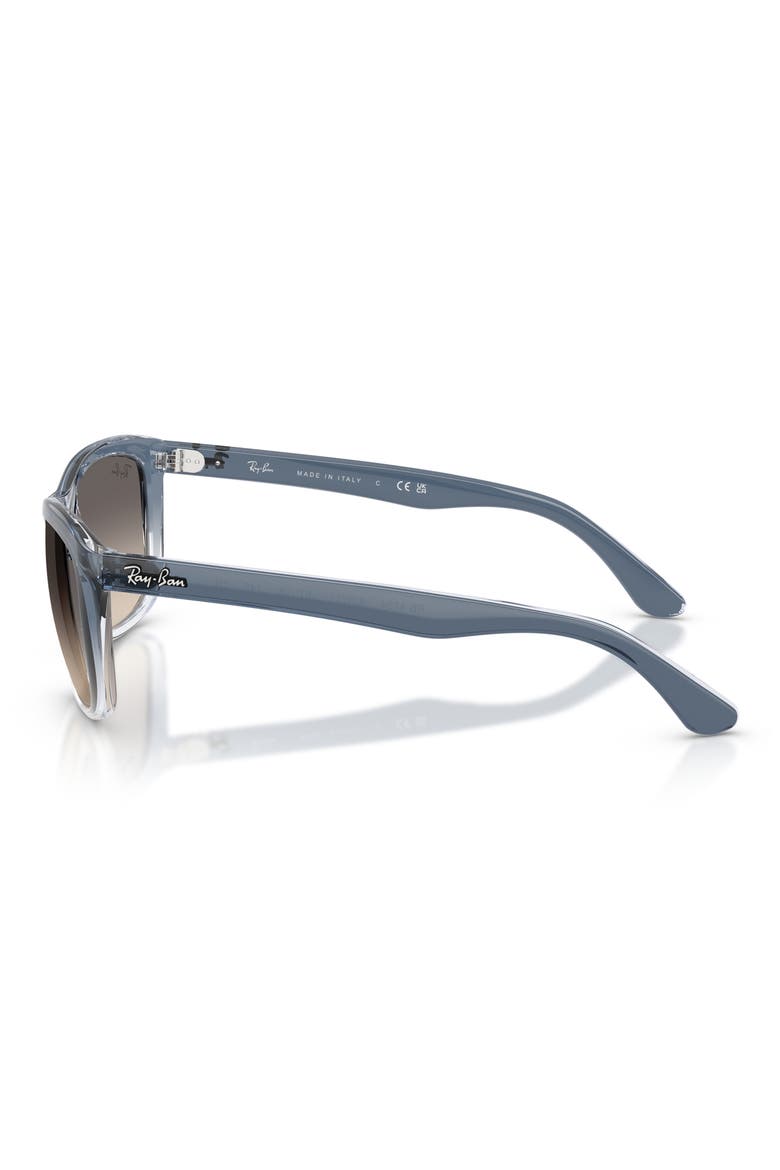 60mm Square Sunglasses, Alternate, color, TRANSPARENT BLUE