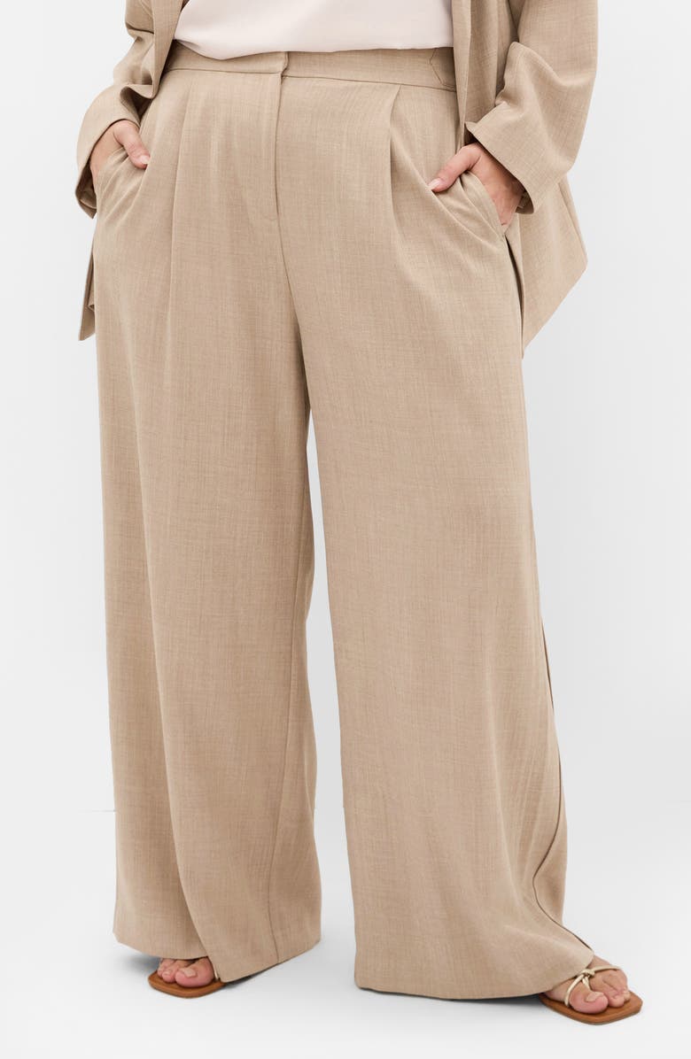 City Chic Blakely Wide Leg Pants, Main, color, 