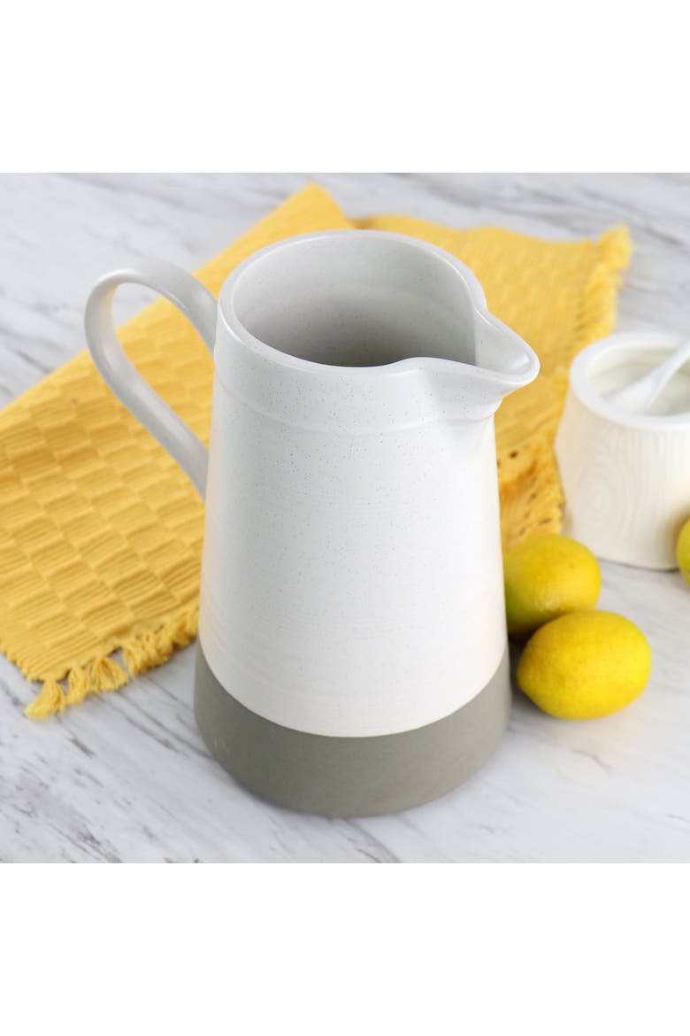 Milbrook Large 60oz Serving Pitcher in Off-White, Alternate, color, Off-White