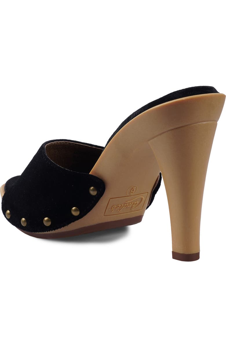 Candie's Antonella Slide Sandal, Alternate, color, Black Velvet