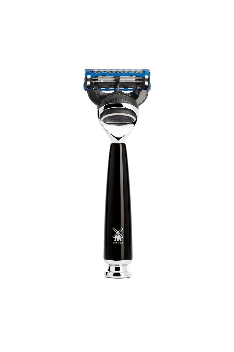 Rytmo Black Fusion Razor, Main, color, Black, Chrome