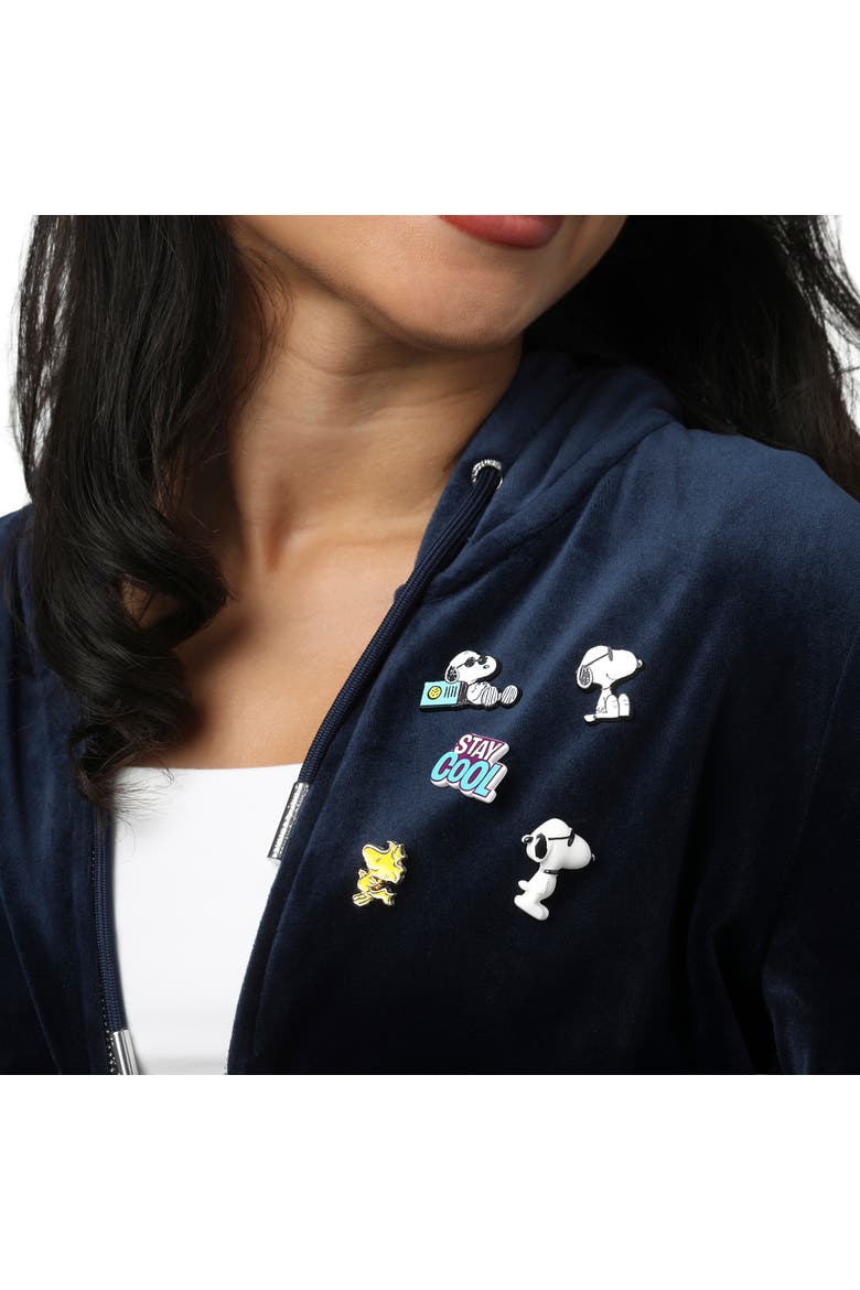 Snoopy Enamel Pin Set 5-Piece Official License, Alternate, color, White, yellow, Blue