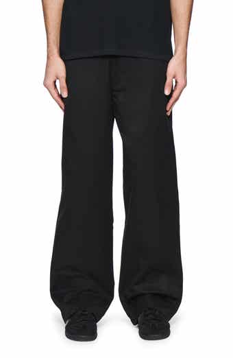 PURPLE BRAND Cotton Baggy Wide Leg Pants