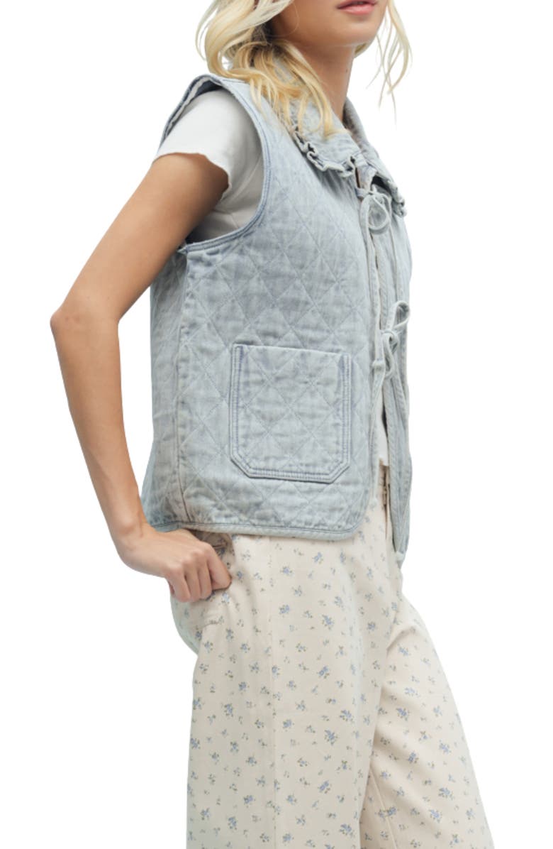 WISHLIST Quilted Denim Vest, Alternate, color, 