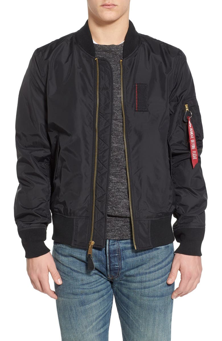 Alpha Industries 'Skymaster' MA-1 Bomber Jacket, Main, color, 