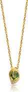 DRIES CRIEL Flux Tsavorite & Diamond Pendant Necklace