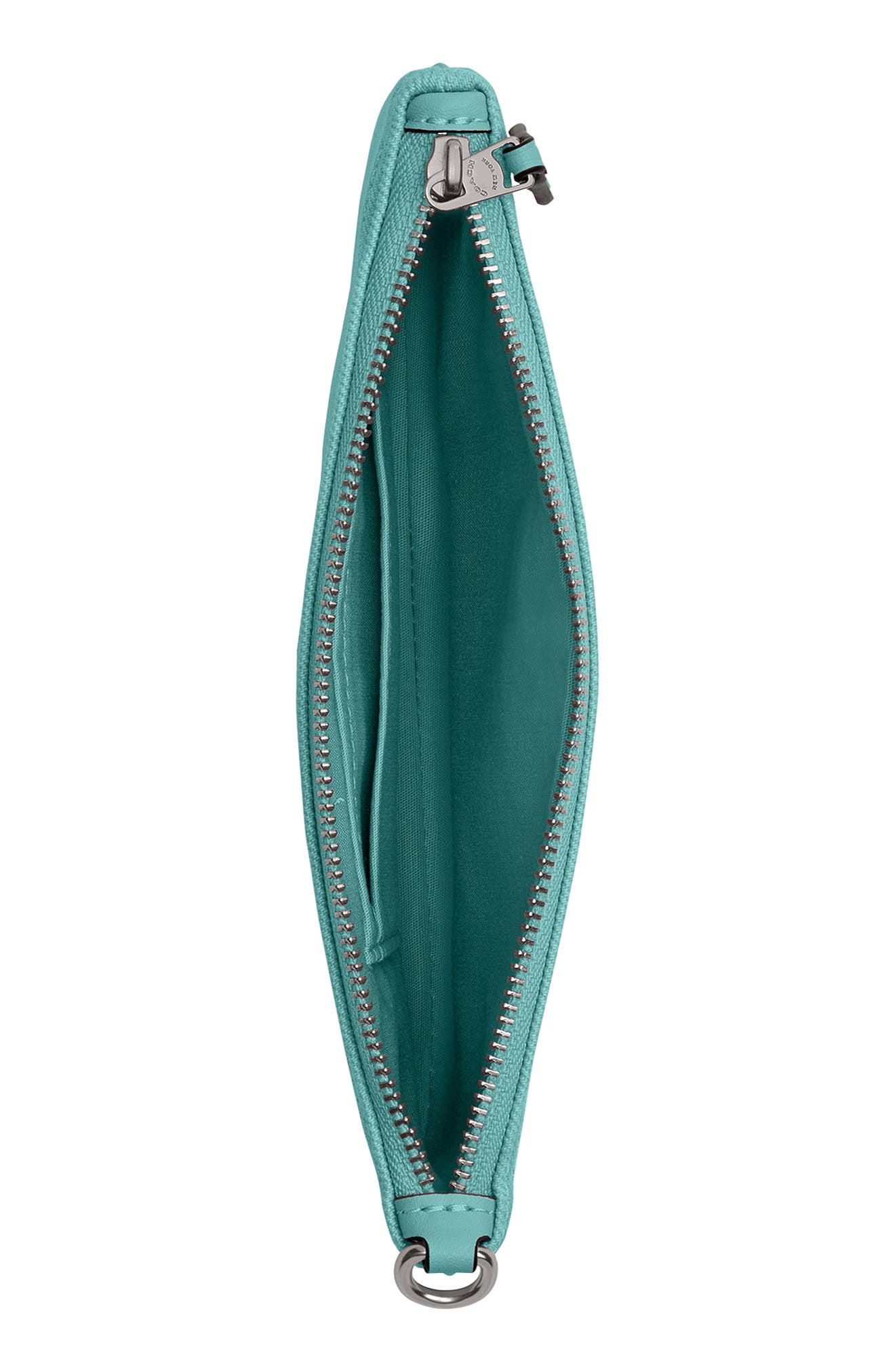 COACH Small Essential Denim Wristlet, Alternate, color, 