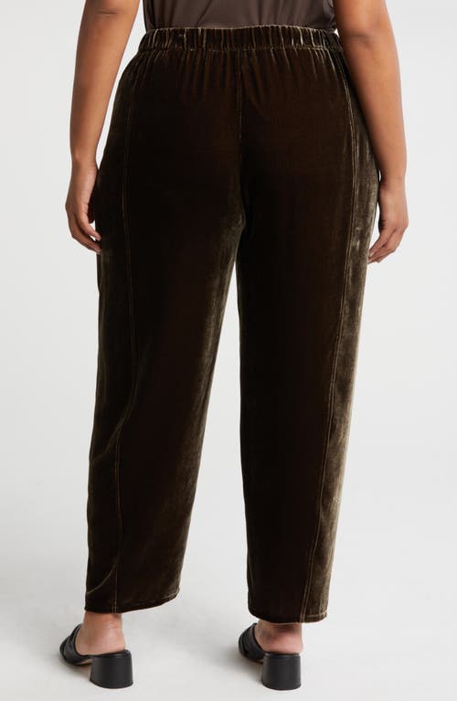 Eileen Fisher Velvet Lantern Ankle Pants
