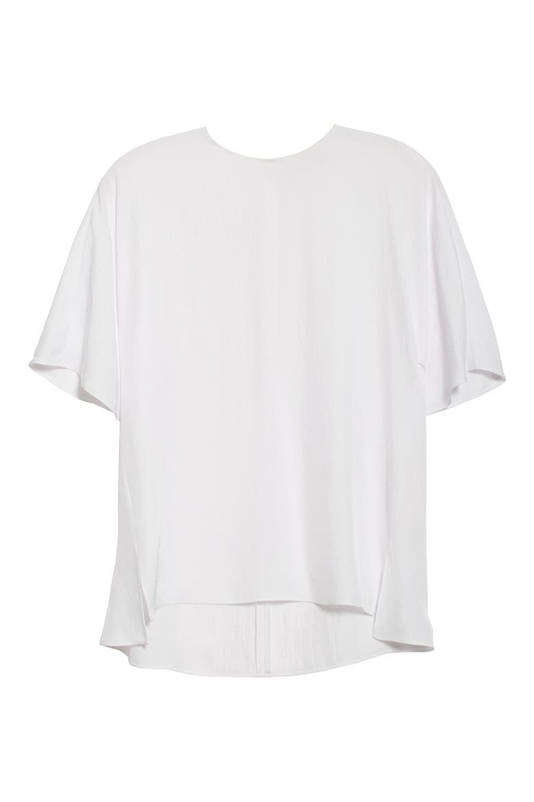 Crinkle Top, Alternate, color, OFF WHITE