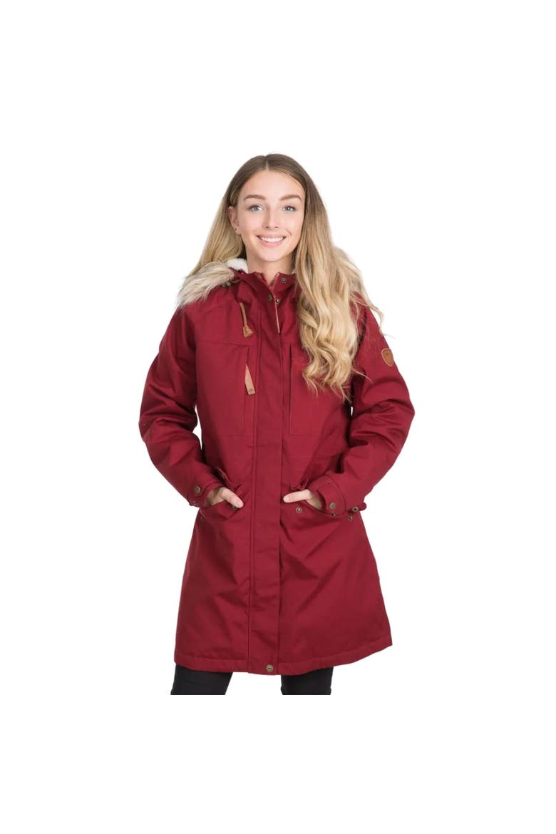 Faithful Waterproof Jacket, Alternate, color, Merlot