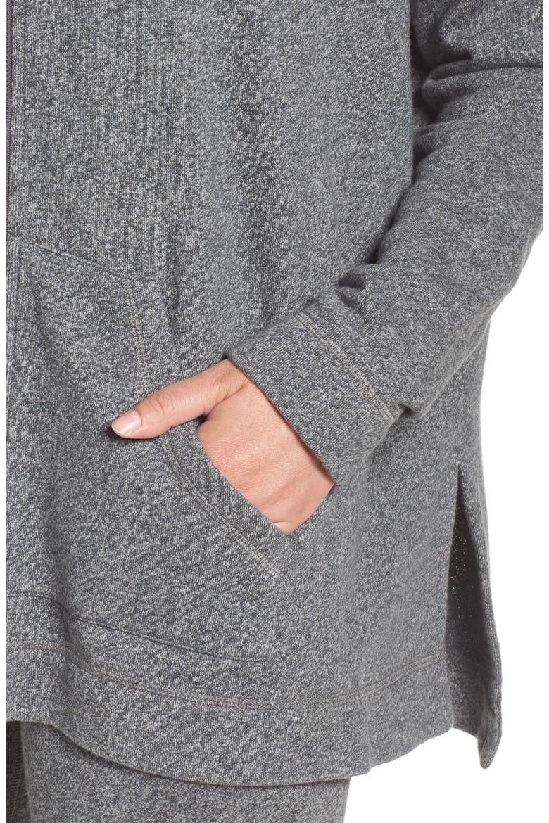 Pearl Oversize Hoodie, Alternate, color, CHARCOAL HEATHER
