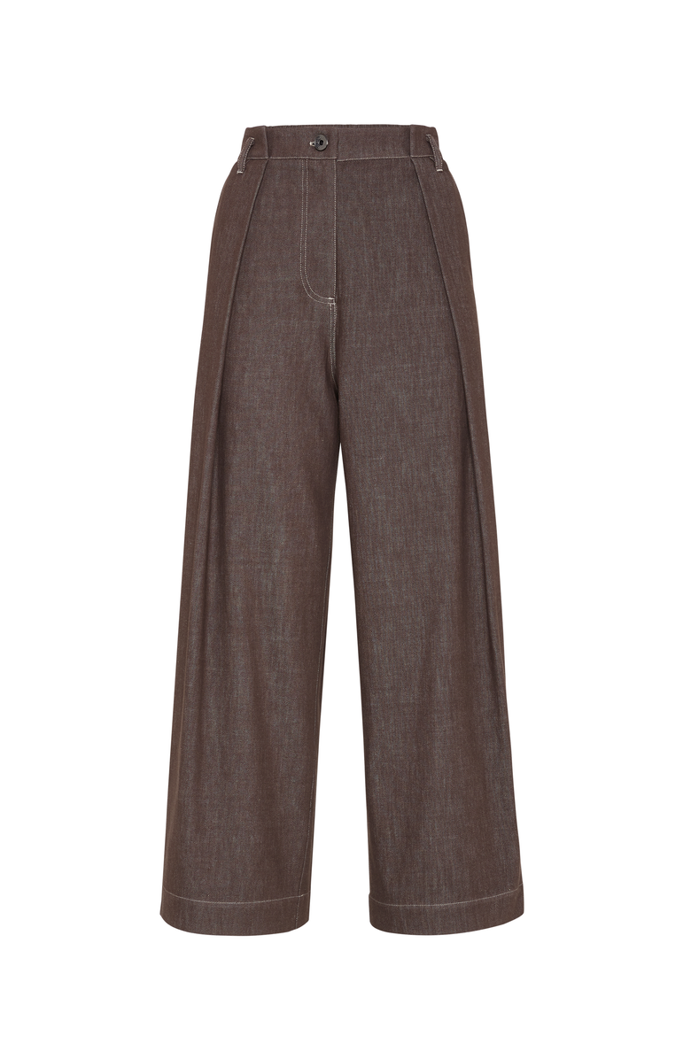 Brunello Cucinelli A-line trousers, Main, color, 