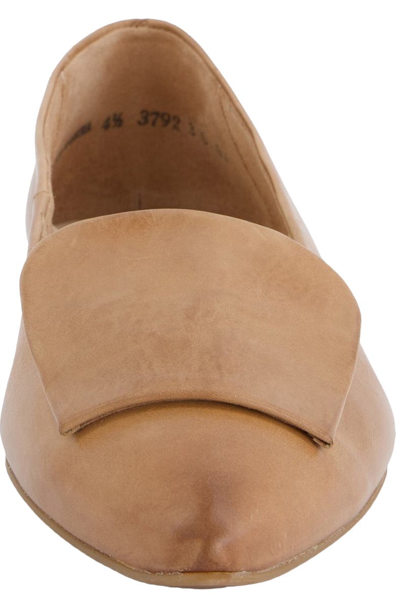 Paul Green Teddy Pointed Toe Flat, Alternate, color, Alpaca Leather