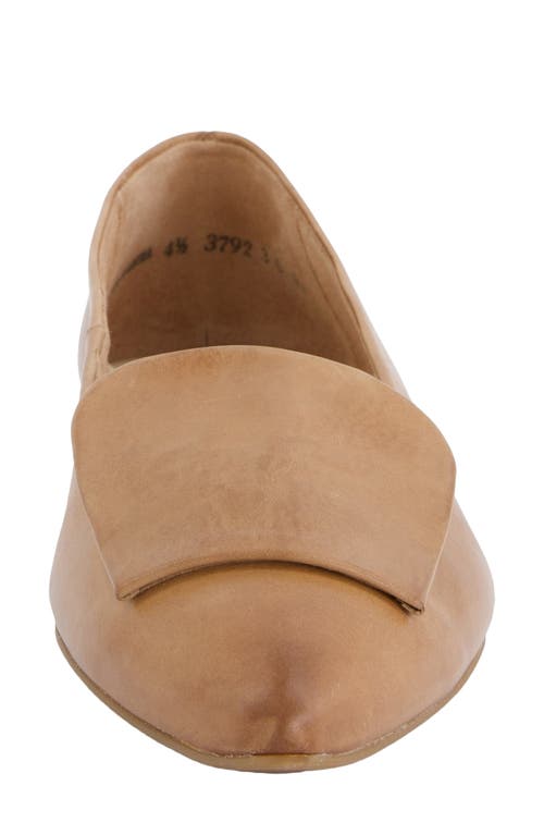 Paul Green Teddy Pointed Toe Flat In Alpaca Leather