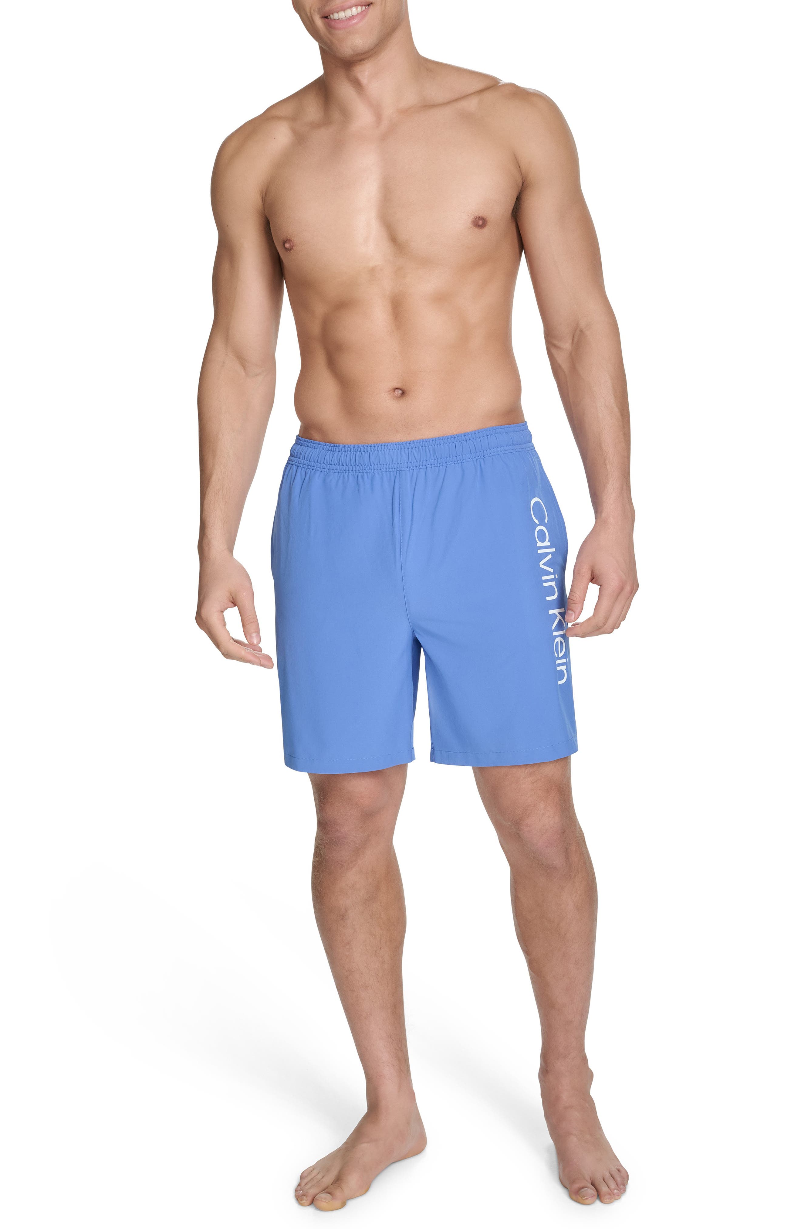 Calvin Klein Solid Stretch Volley Swim Shorts