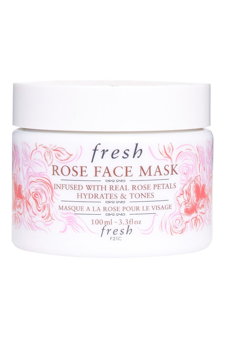 'Rose' Face Mask (Limited Edition), Main, color, NO COLOR