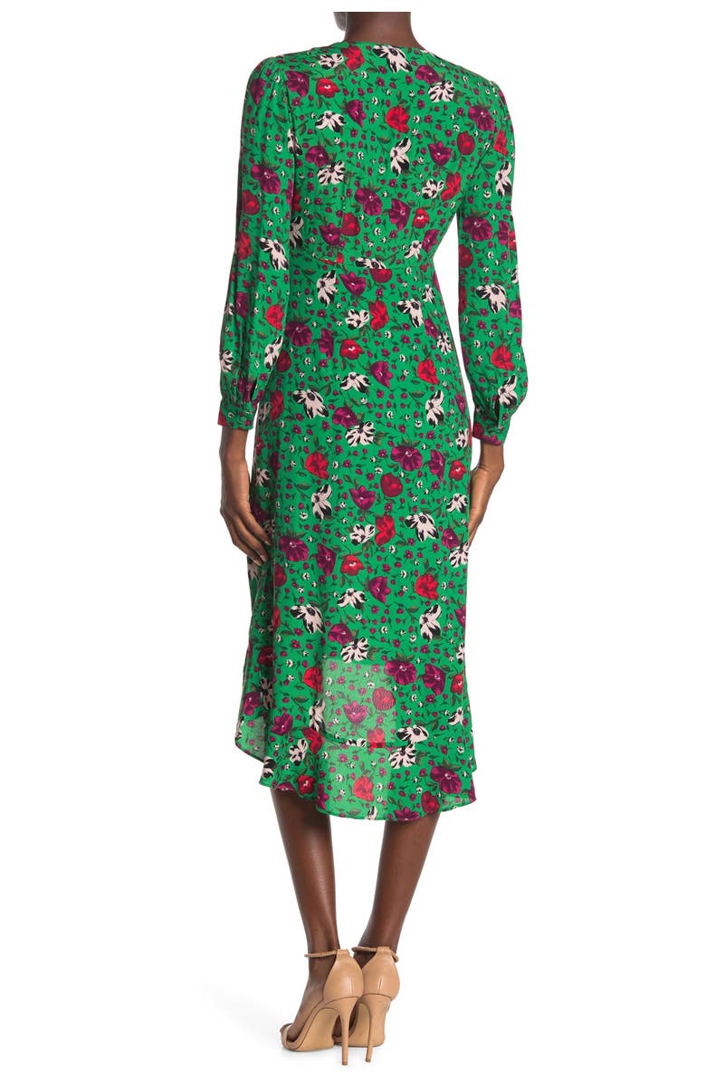 ba&sh Paloma Floral Long Sleeve Midi Dress, Alternate, color,