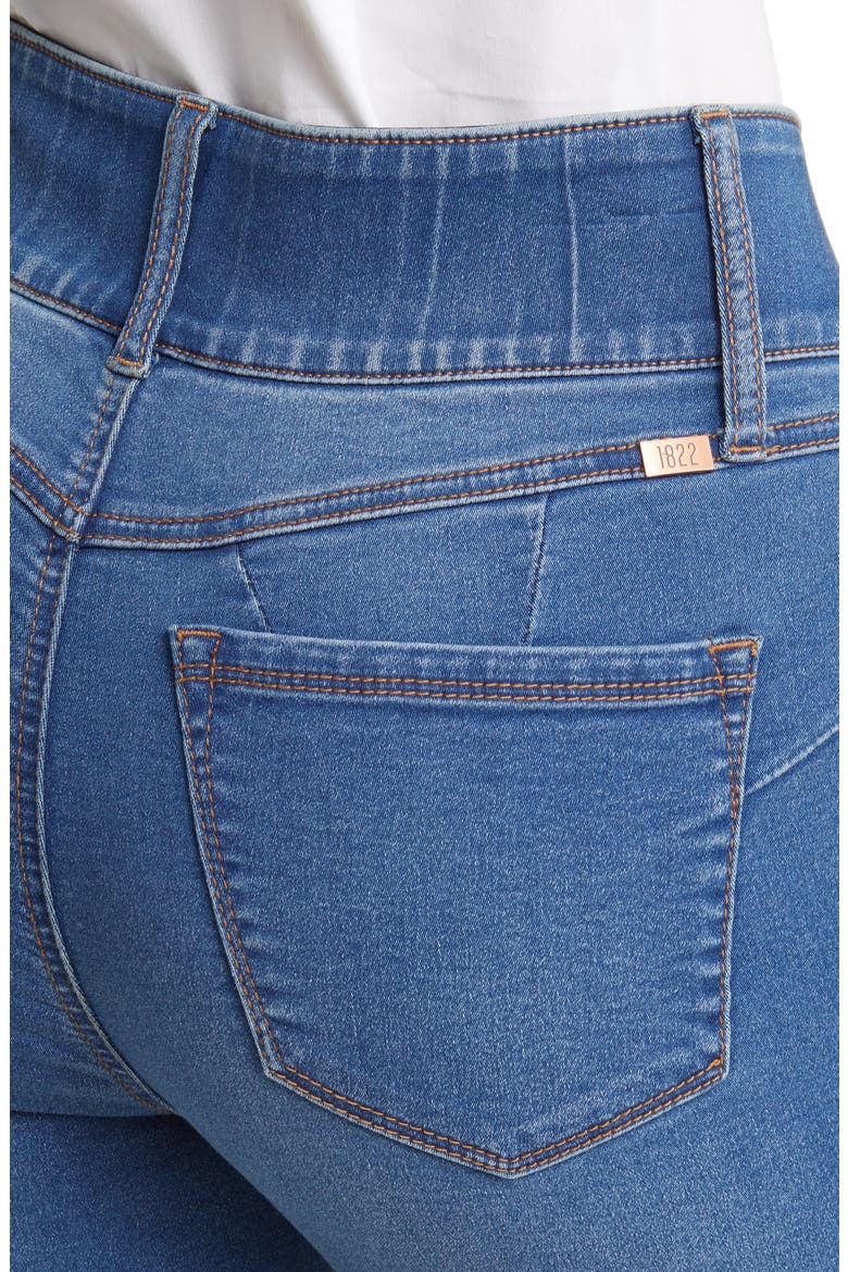 Fit & Lift High Waist Flare Jeans, Alternate, color, ELSIE