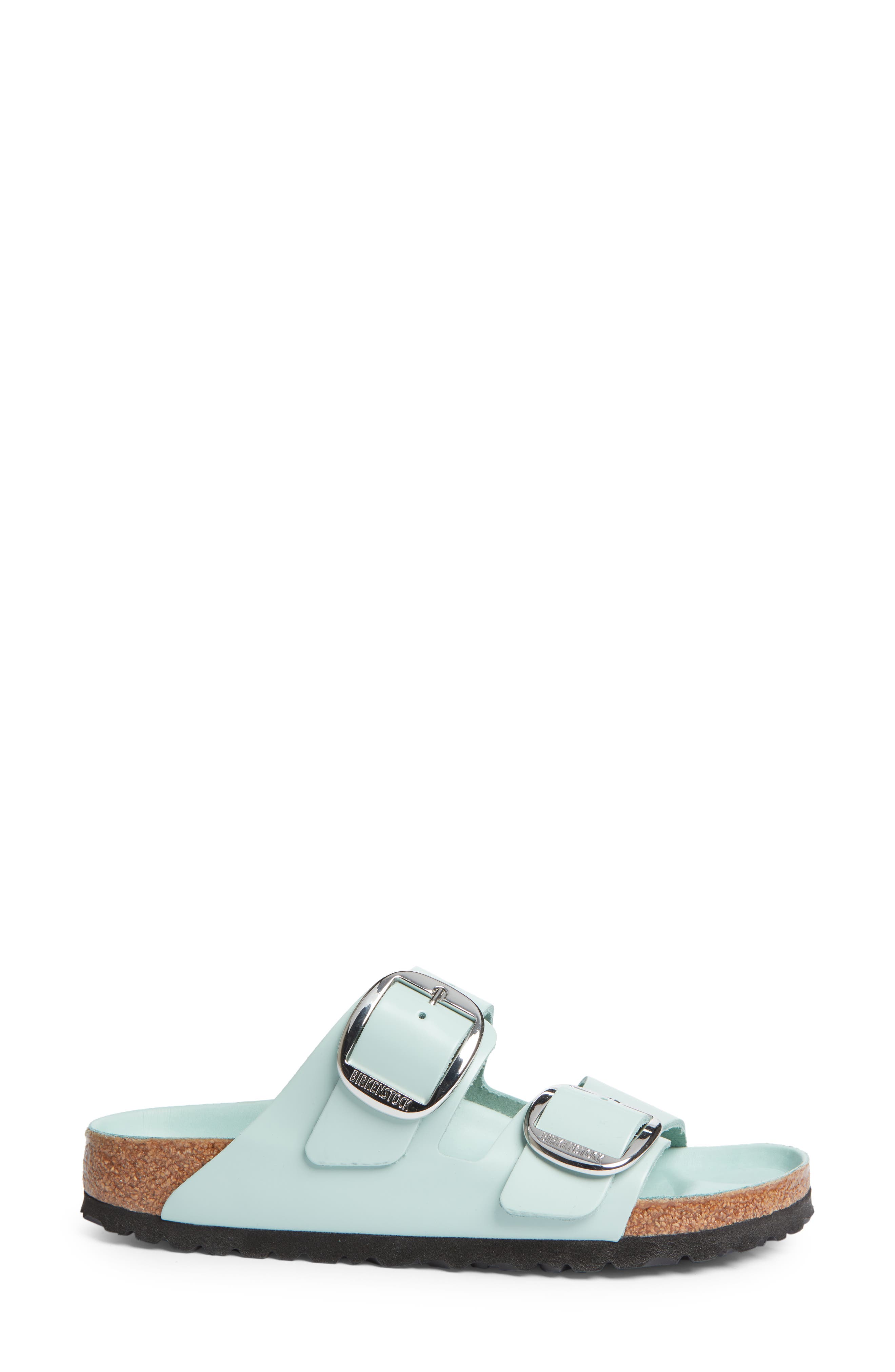 Arizona Big Buckle Slide Sandal, Alternate, color, GREEN