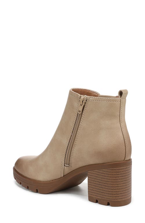 Naturalizer Madalynn Side Zip Bootie In Neutral
