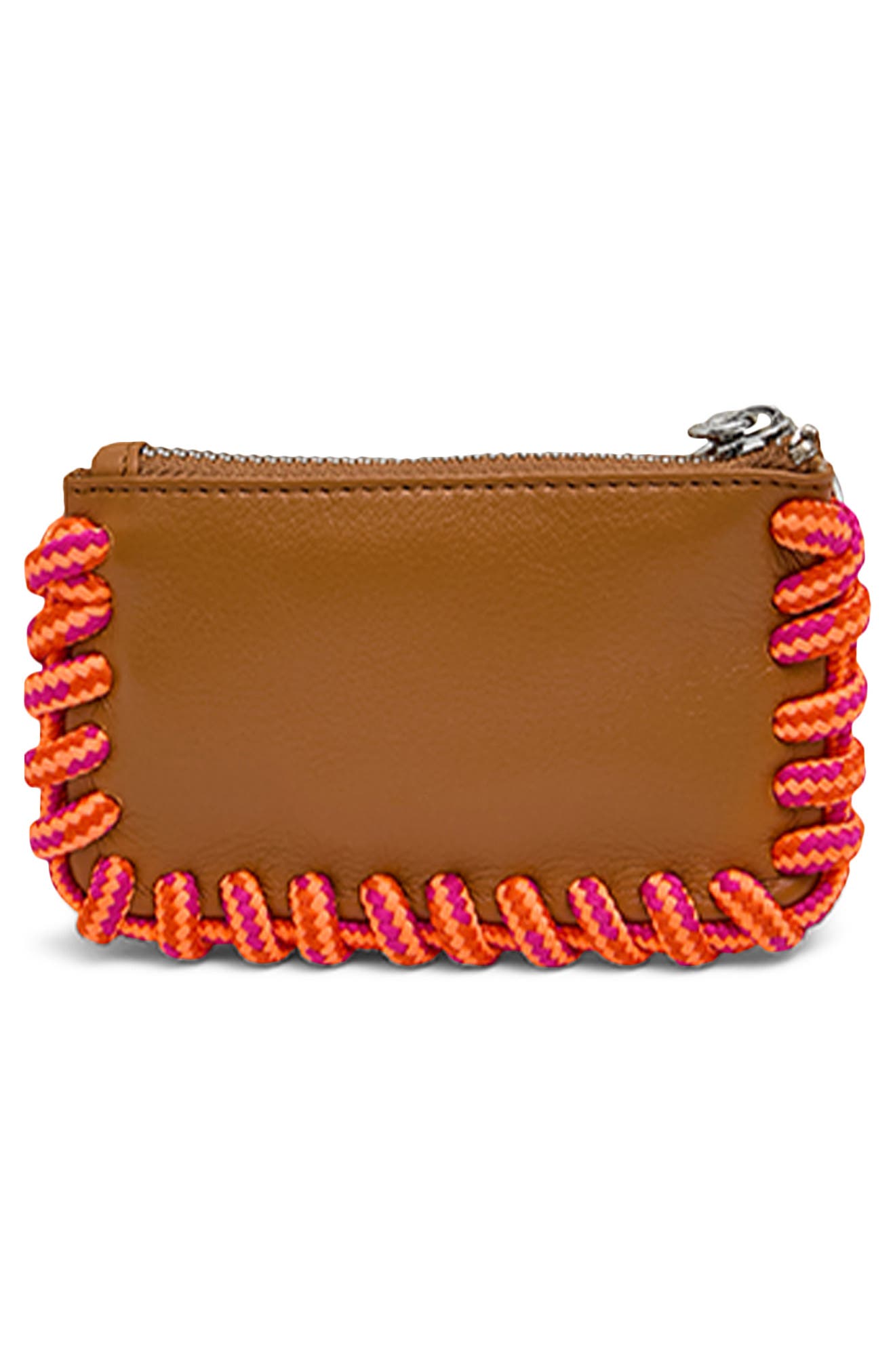 Cord Trim Zip Pouch, Alternate, color, LATTE (ORANGE)