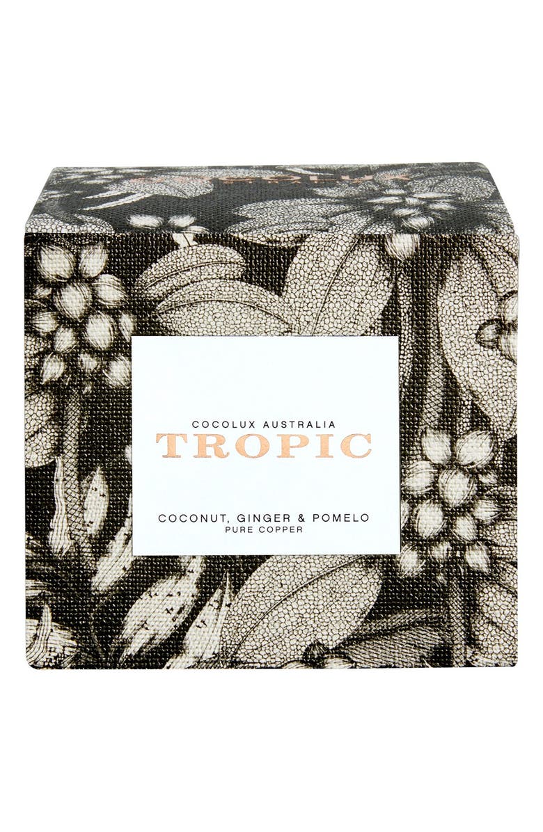 Cocolux Australia Coconut, Ginger & Pomelo Copper Candle, Alternate, color, 