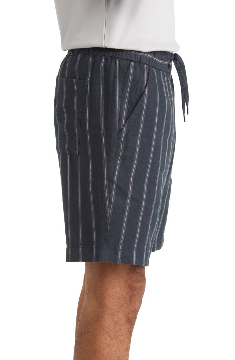 Vince Windsor Stripe Drawstring Shorts, Alternate, color,