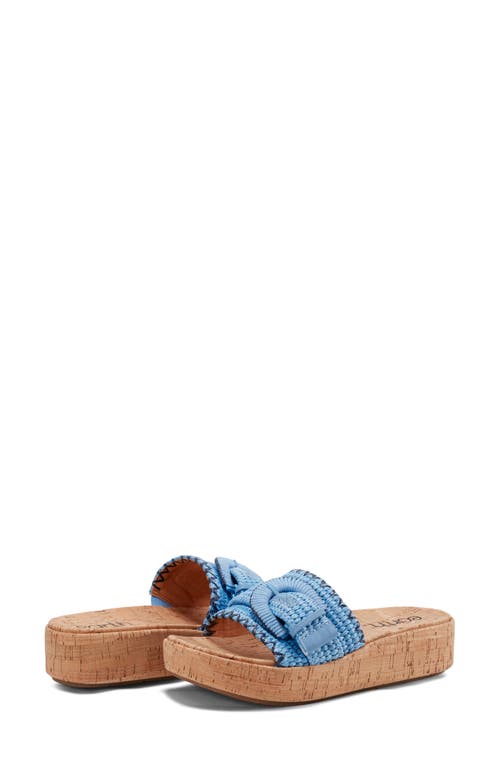 Shop Earth ® Samsy Platform Sandal In Light Blue