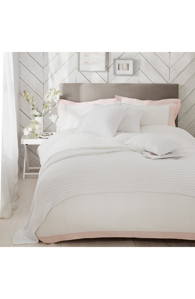 The White Company Bailey Rib Throw Blanket, Alternate, color,