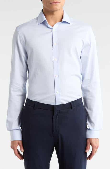 Michael Kors Slim Fit Stretch Cotton Dress Shirt