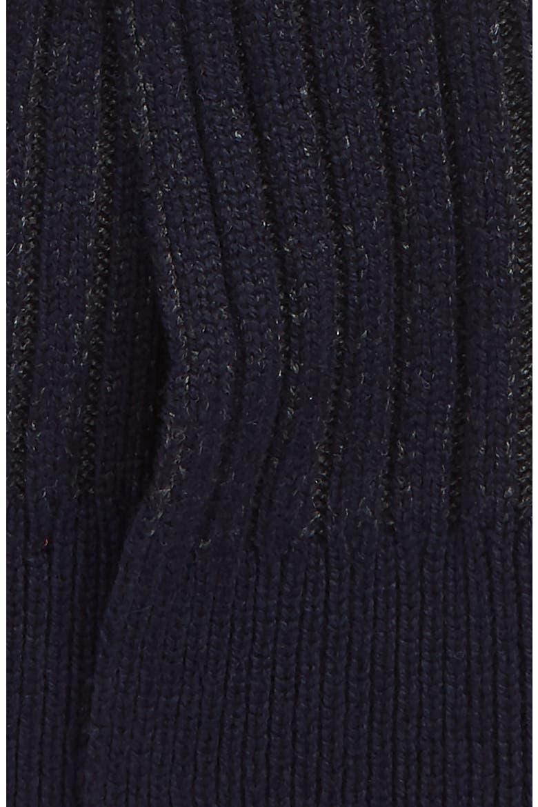 Plaited Chunky Scarf, Alternate, color, NAVY