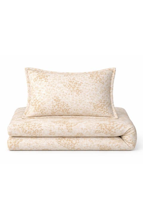 Golden Meadow Duvet Cover, Sheet & Shams Set