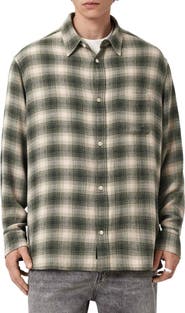 AllSaints Lumley Plaid Button-Up Shirt