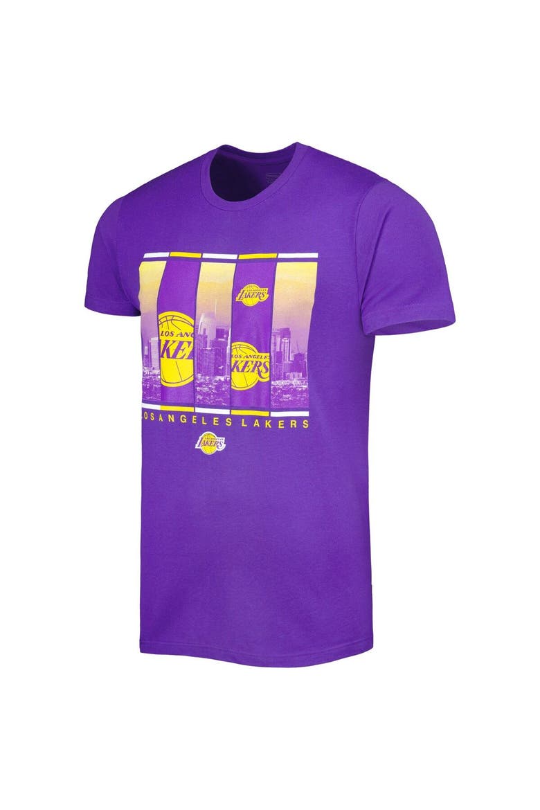 Men's Stadium Essentials Purple Los Angeles Lakers City Skyline T-Shirt, Alternate, color, Purple