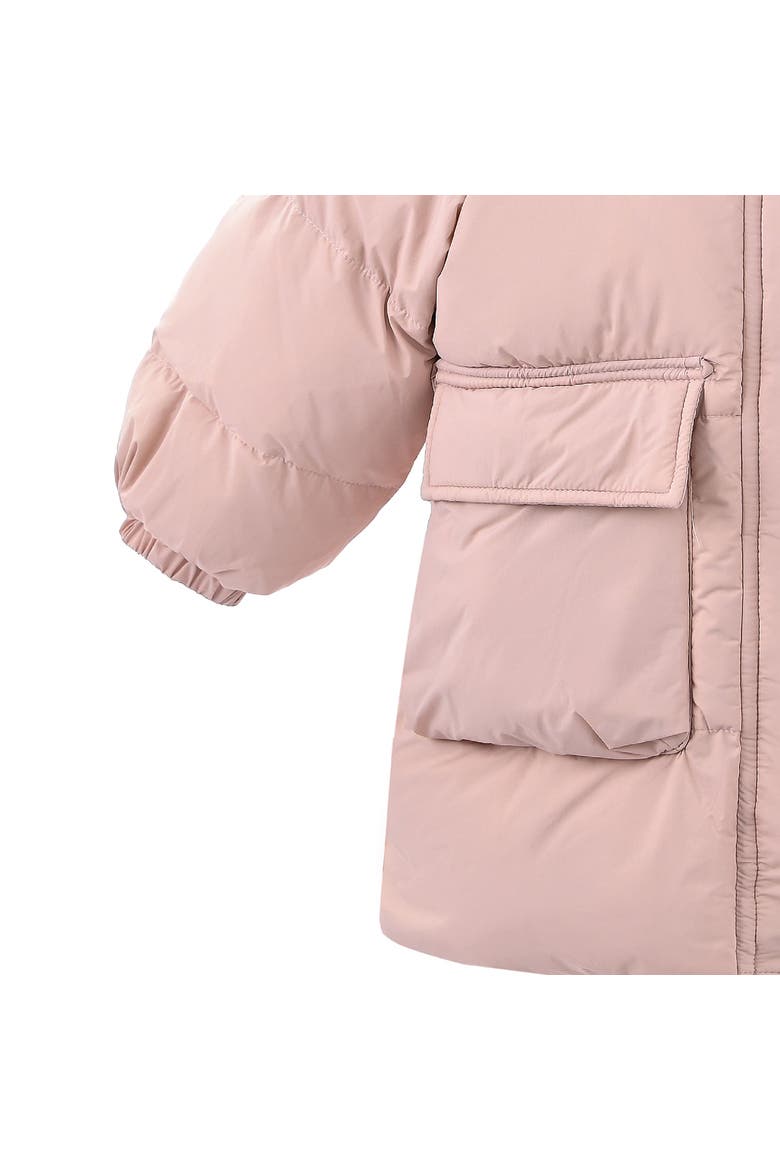 Heart-Quilted Puffer Jacket, Alternate, color, Pink