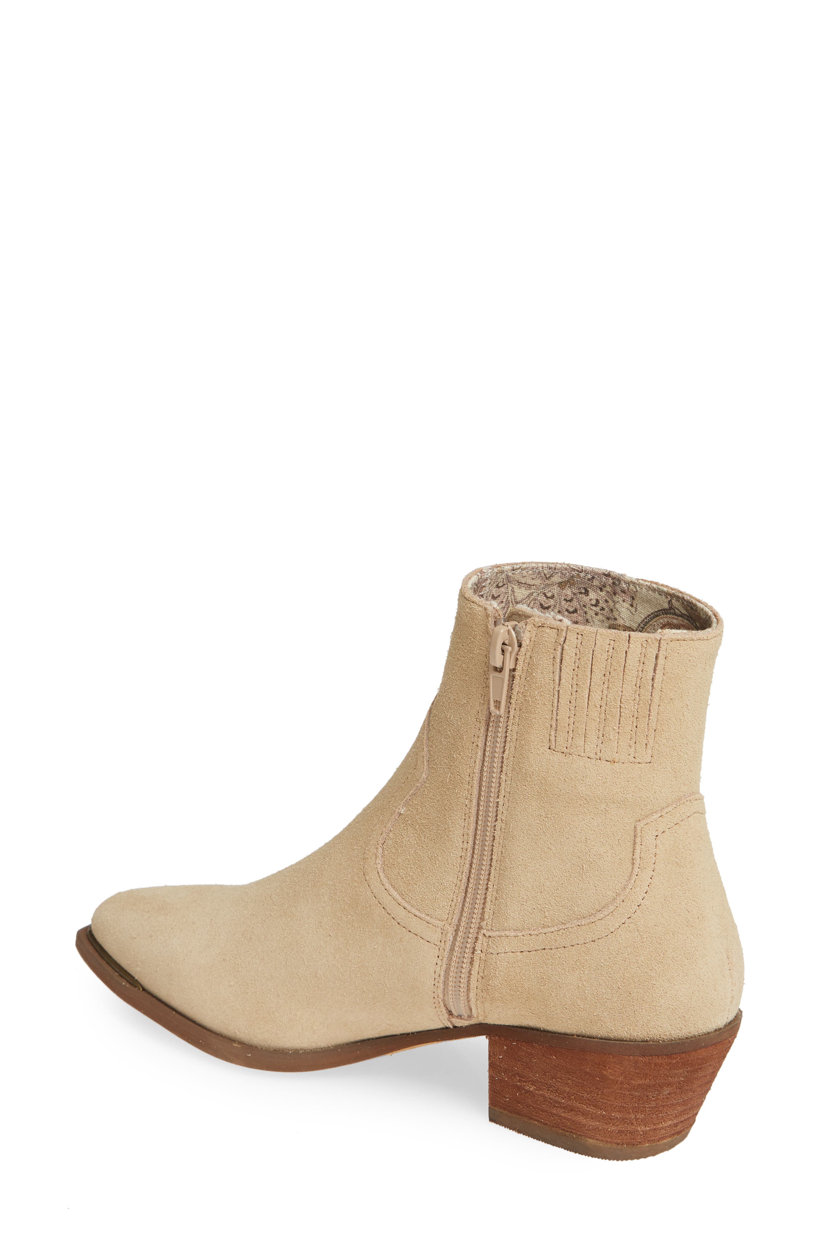 Band of Gypsies Creed Bootie, Alternate, color, NATURAL SUEDE
