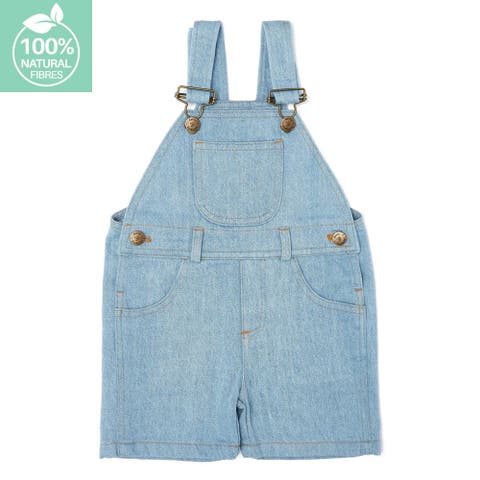 Denim Overall Shorts